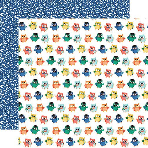 Off to School Wise Owls DS Paper (1 Sheet)