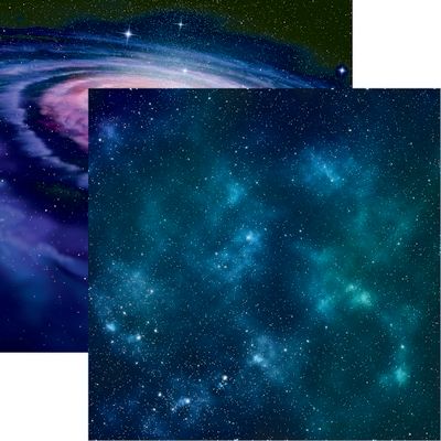 Reminisce Out of This World: Galaxy DS Paper (1 Sheet)