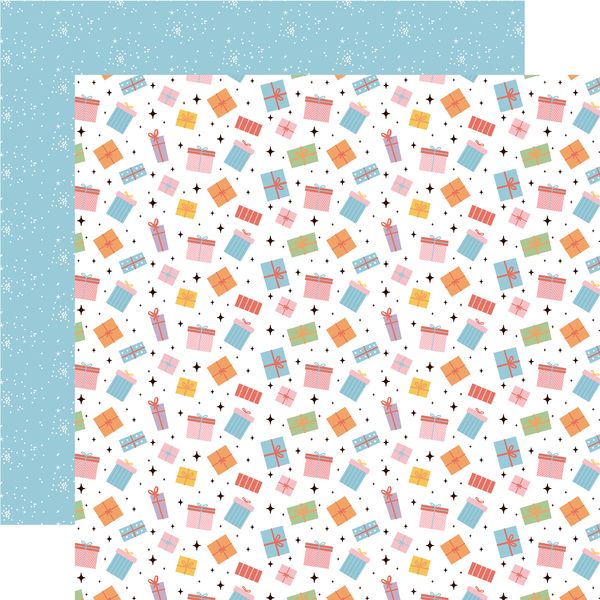 Echo Park Party Animal Presents For Pups 12x12 DS Patterned Paper (1 Sheet) (1 Sheet)
