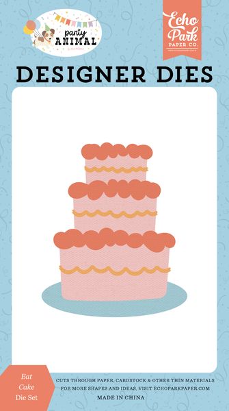 Echo Park Party Animal Eat Cake Small Die Set