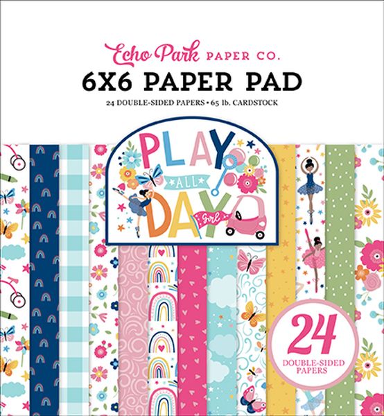 Echo Park Play All Day Girl 6x6 Pad