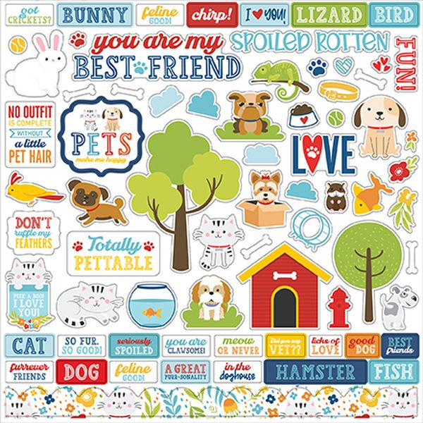 Echo Park Pets Element Sticker