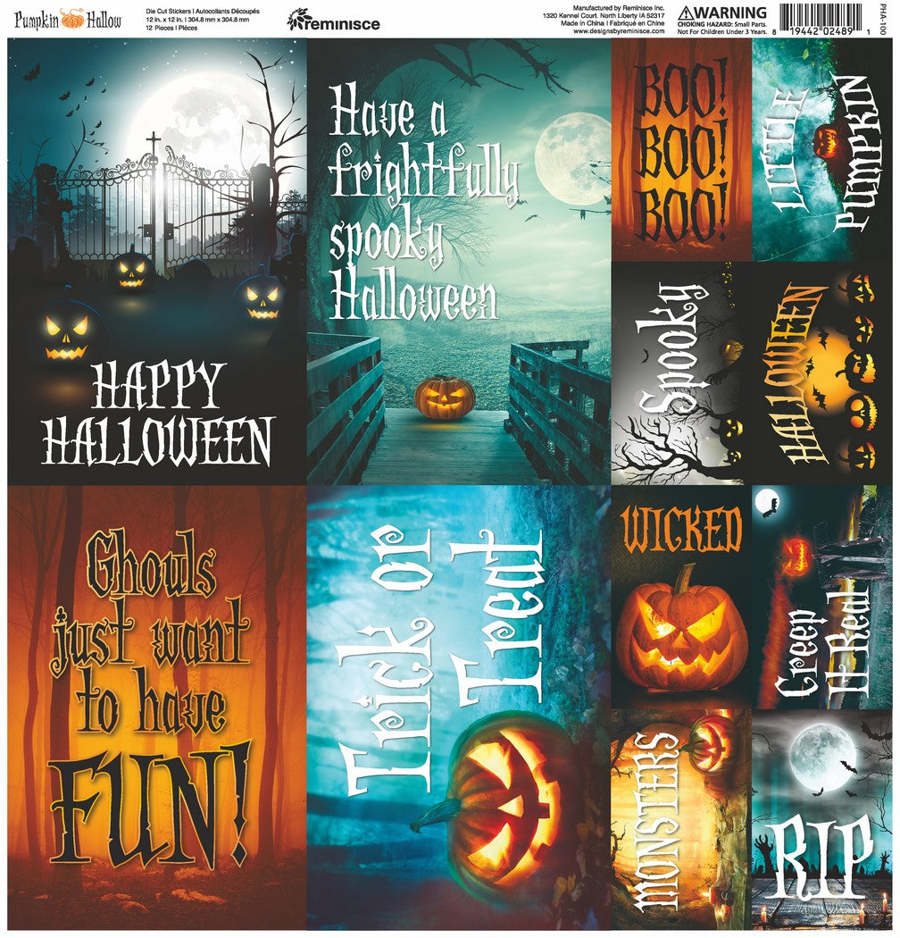 Reminisce Pumpkin Hallow Stickers