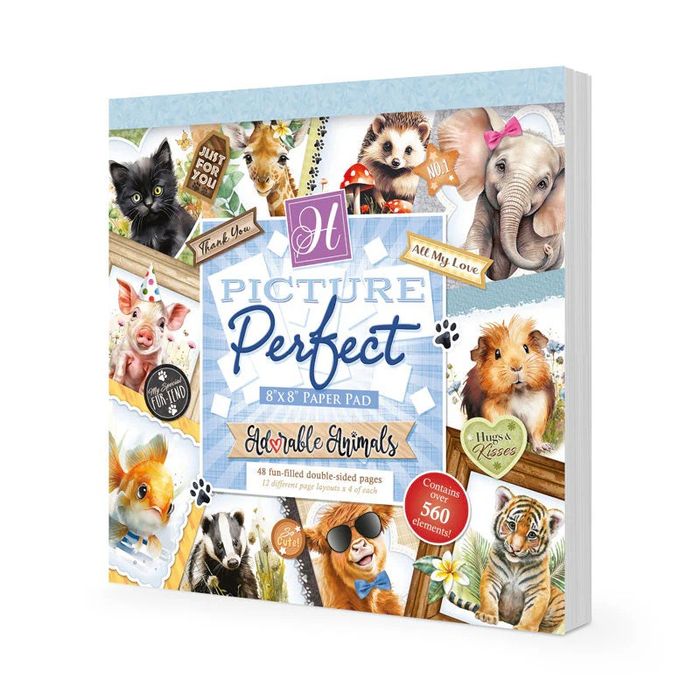 Hunkydory Crafts Adorable Animals Picture Perfect Paper Pad