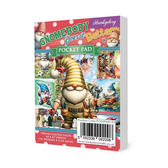 Hunkydory Crafts Gnomebody Does it Better Pocket Pad