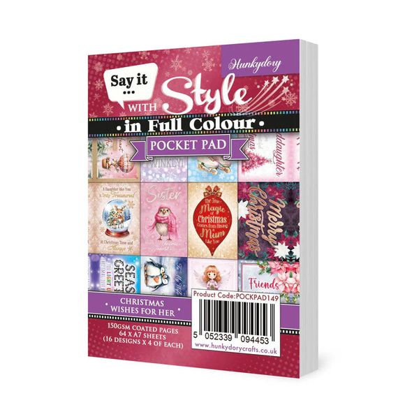 Hunkydory Christmas Wishes for Her Say it with Style In Full Colour
