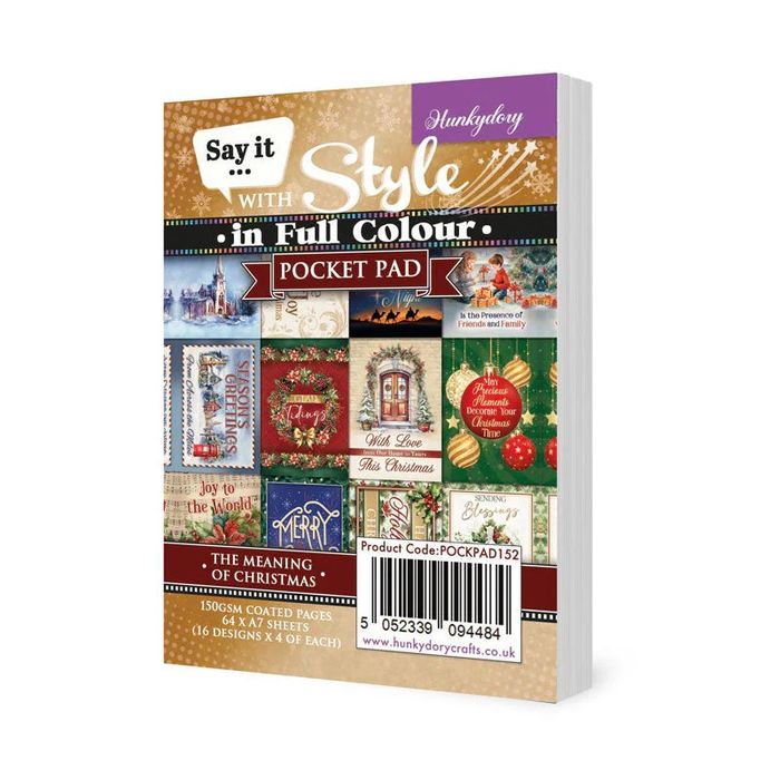 Hunkydory CraftsSay it with Style In Full Colour - The Meaning of Christmas