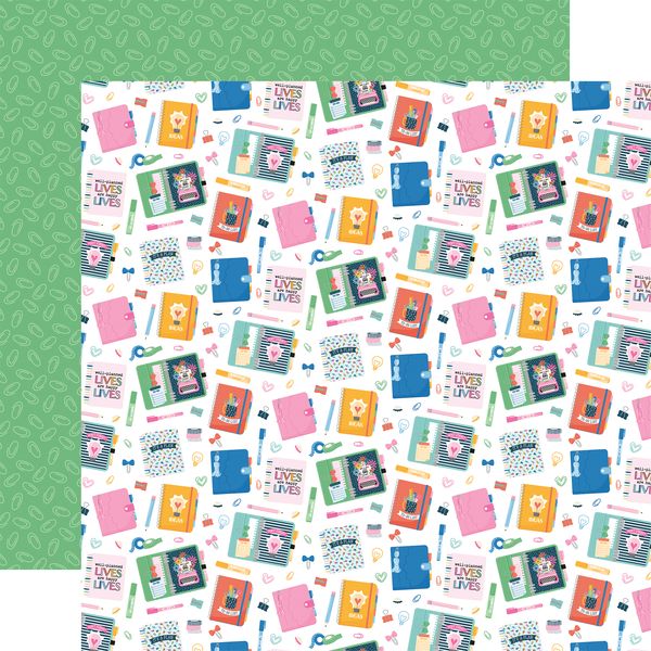 Echo Park Plan on It: Happy Lives Planners DS Paper