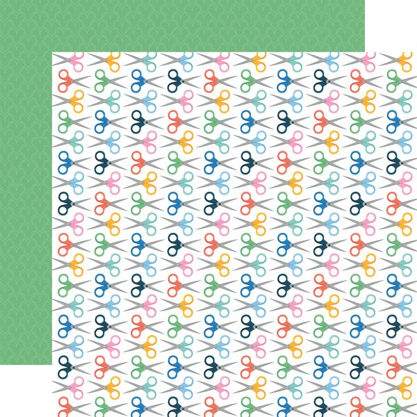 Echo Park Plan on It: Cut It Out Scissors DS Paper
