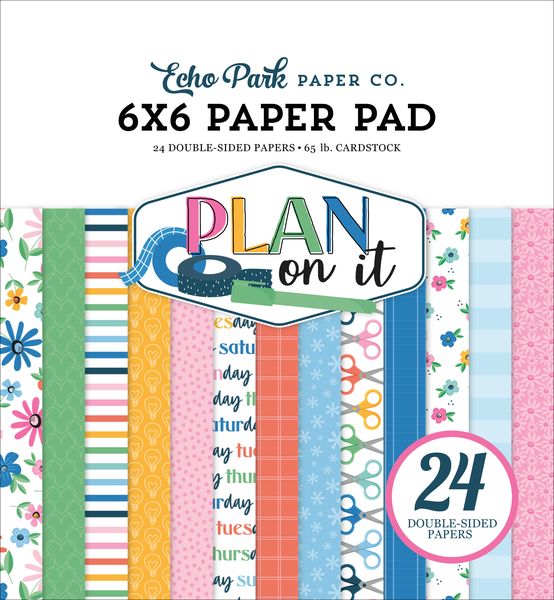 Echo Park Plan On It 6x6 Paper Pad