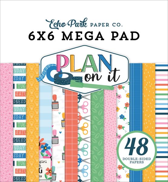 Echo Park Plan On It Cardmakers 6X6 Mega Pad