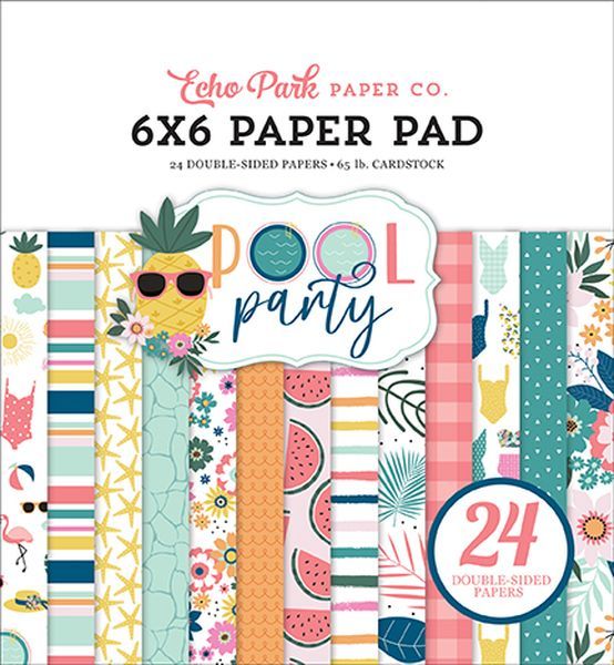 DISC - Echo Park Pool Party 6x6 Paper Pad
