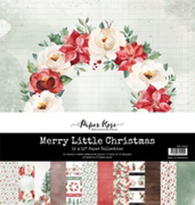 Paper Rose Merry Little Christmas 12x12 Paper Collection 30459