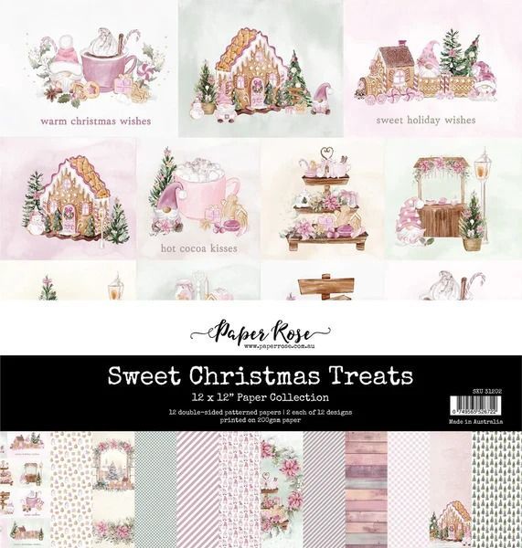 Paper Rose Sweet Christmas Treats 12x12 Paper Collection 31202