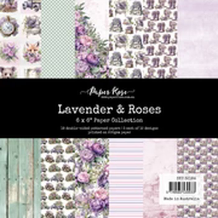 Paper Rose Lavender & Roses 6x6 Paper Collection 32184