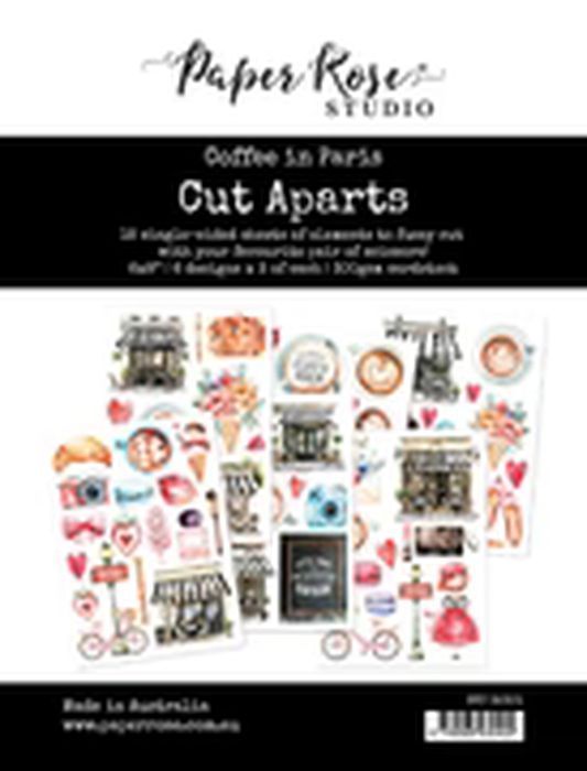 Paper Rose Studio Coffee In Paris Cut Aparts Paper Pack