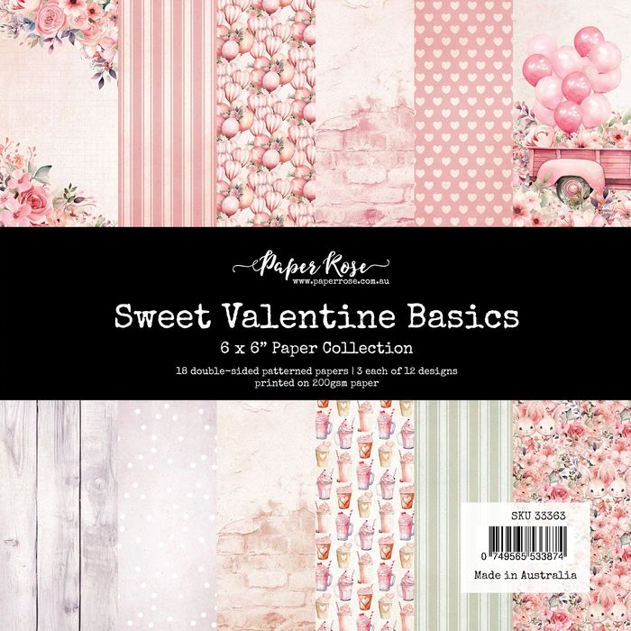 Sweet Valentine Basics 6x6 Paper Collection 33363