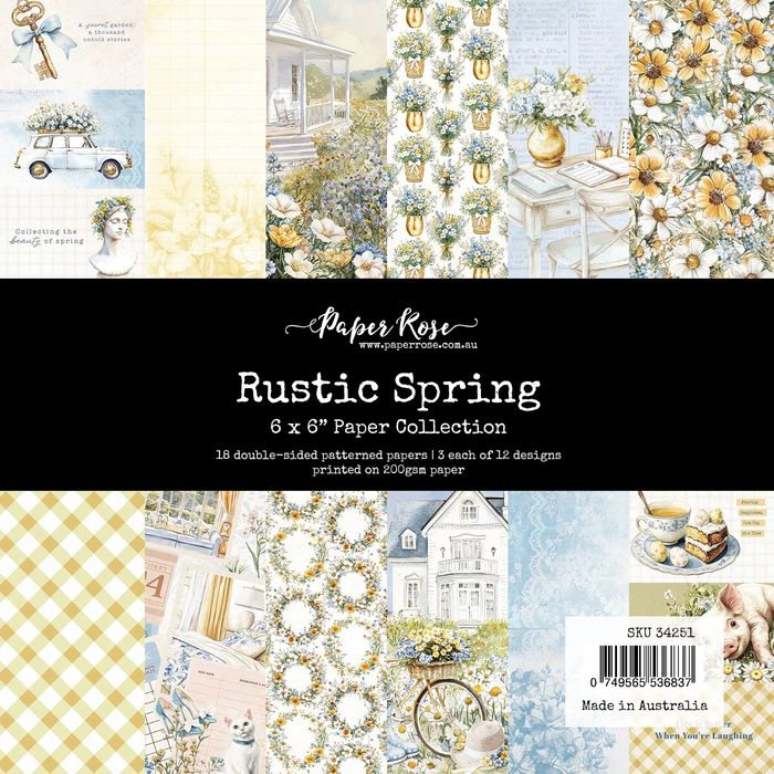 Paper Rose Studio Rustic Spring 6x6 Paper Collection 34251