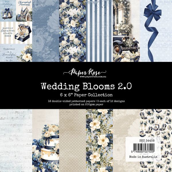 Paper Rose: Wedding Blooms 2.0 6x6 Paper Collection 34458