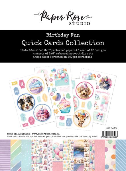 Birthday Fun Quick Card Collection 34752