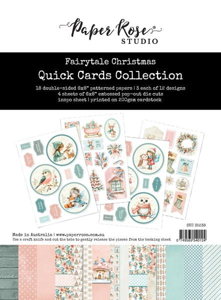 Paper Rose Fairytale Christmas Quick Card Collection 35238