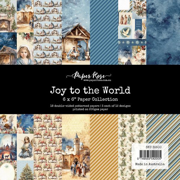 Paper Rose Joy to the World 6x6 Paper Collection 35500