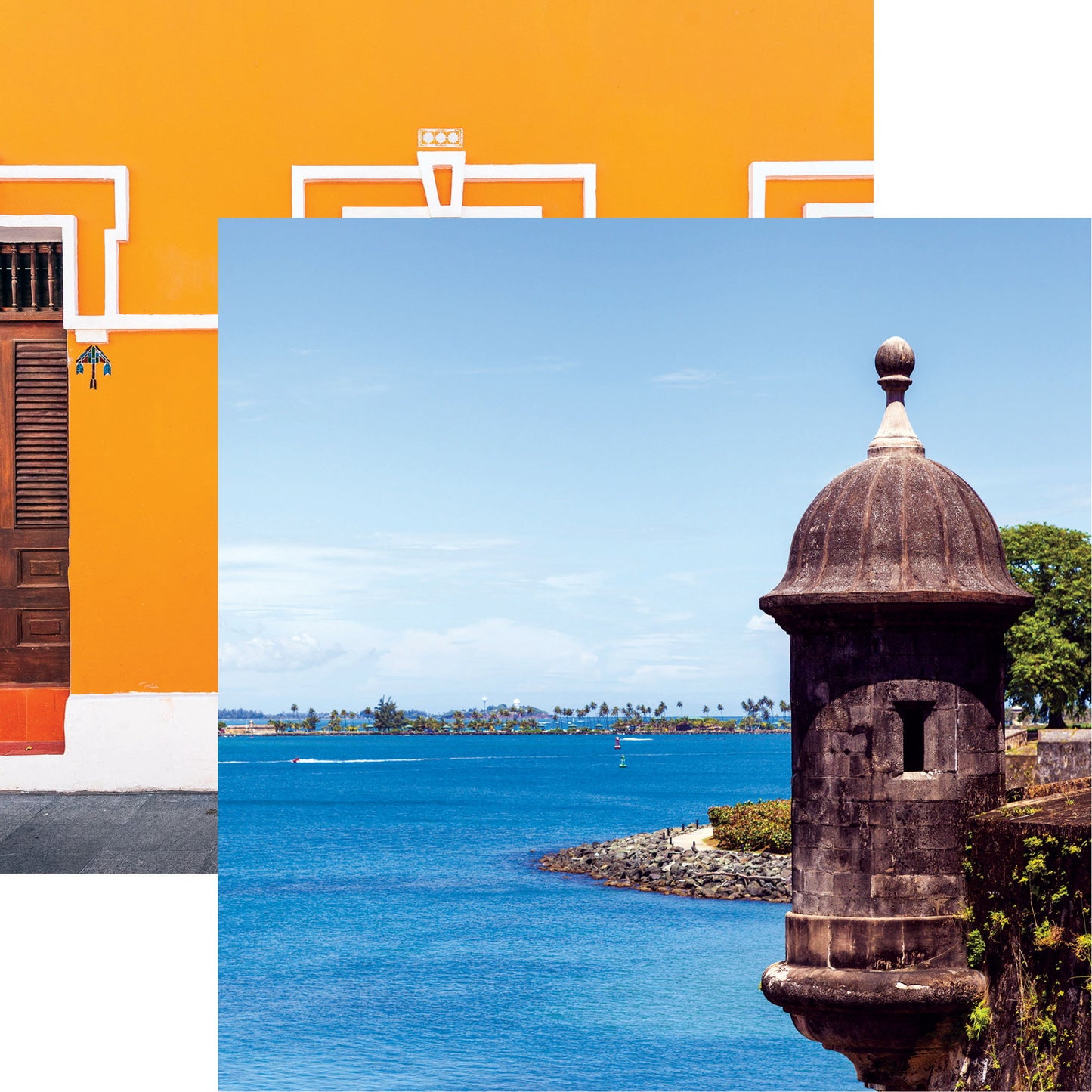 Reminisce Puerto Rico: Watch Tower at El Morro DS Paper (1 Sheet)