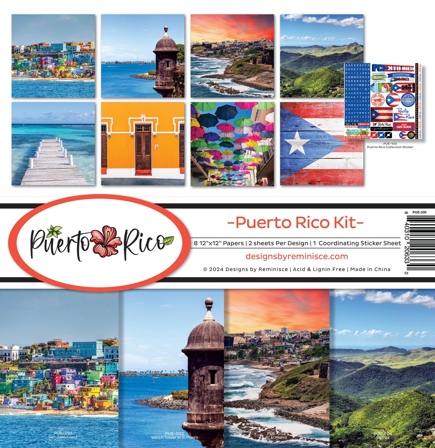 Reminisce Puerto Rico Collection Kit