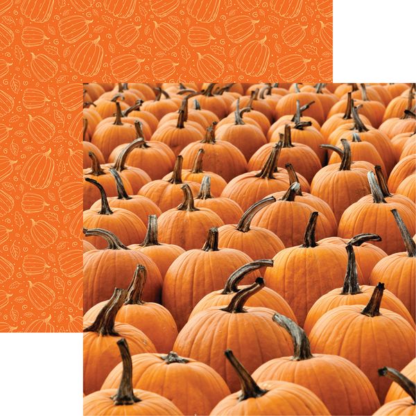 Reminisce Pumpkin Patch: Pumpkin Galore DS Paper (1 Sheet)