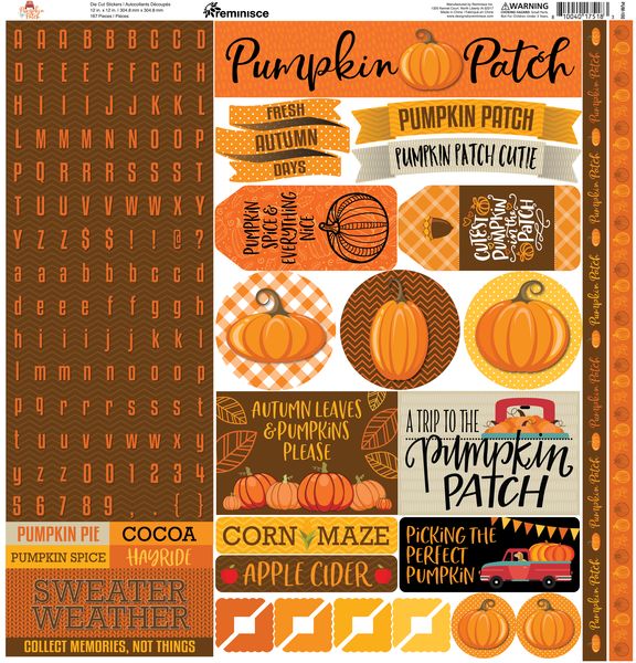 Reminisce Pumpkin Patch Stickers