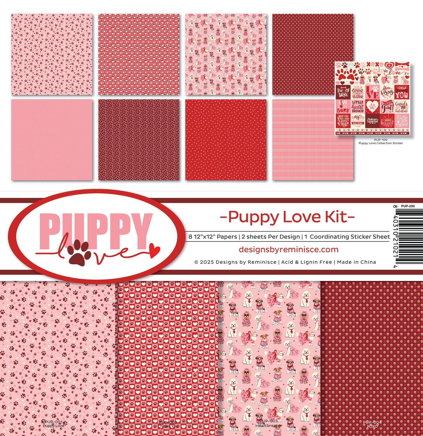 Reminisce Puppy Love Collection Kit