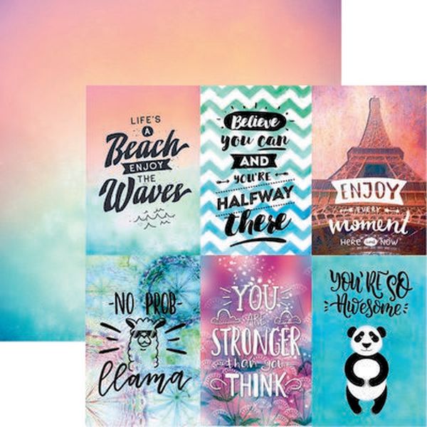 Reminisce Quote Book: Smile Paper DS Paper (1 Sheet)