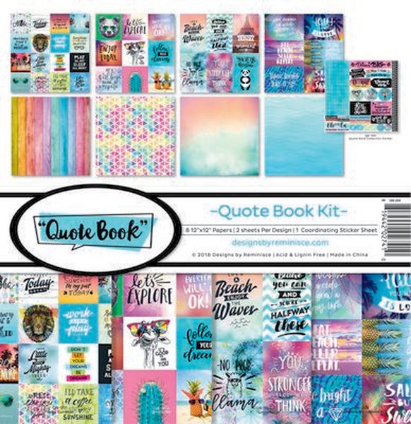 Reminisce Quote Book Collection Kit