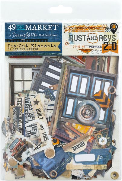 49 And Market Rust & Revs 2.0 Die-Cut Elements