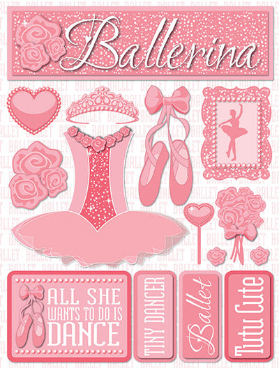Reminisce DISC - Ballerina Stickers