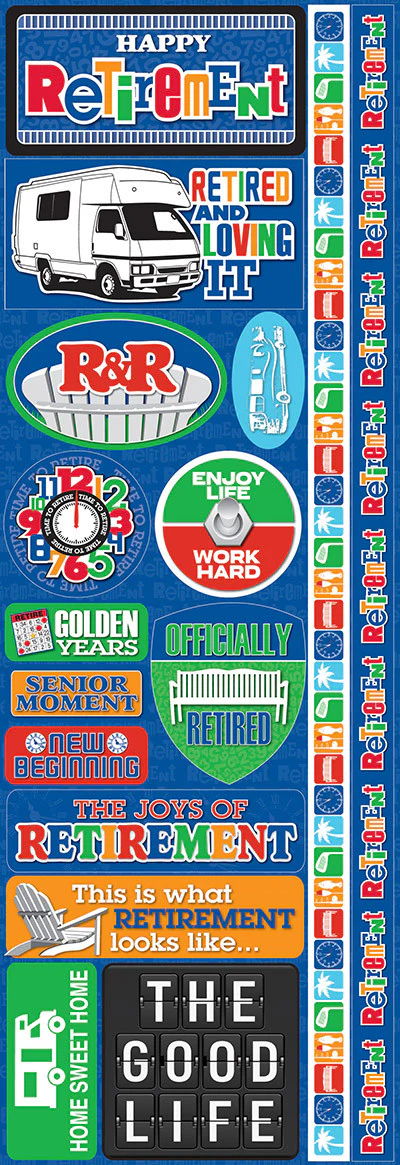Reminisce Retirement Combo Sticker