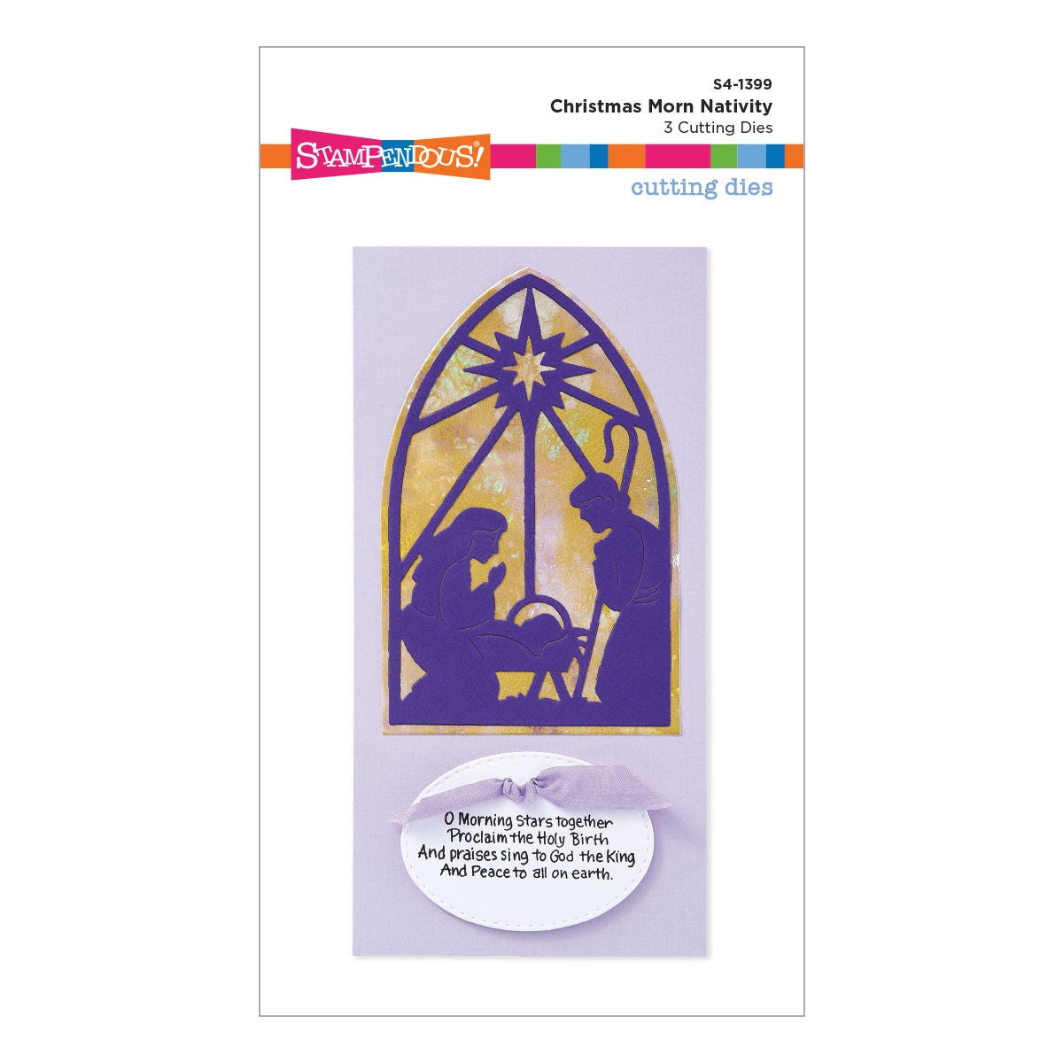 Stampendous Etched Dies-Christmas Morn Nativity