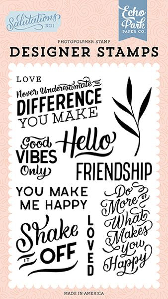 Salutations No 1 You Make Me Happy Stamp Set