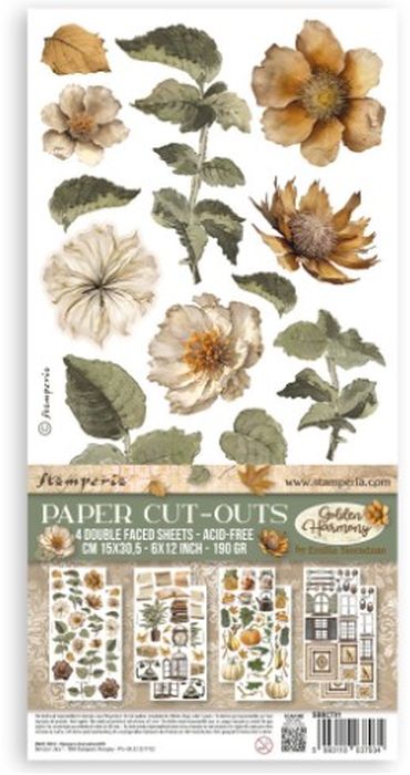 Stamperia Golden Harmony Paper cut-outs