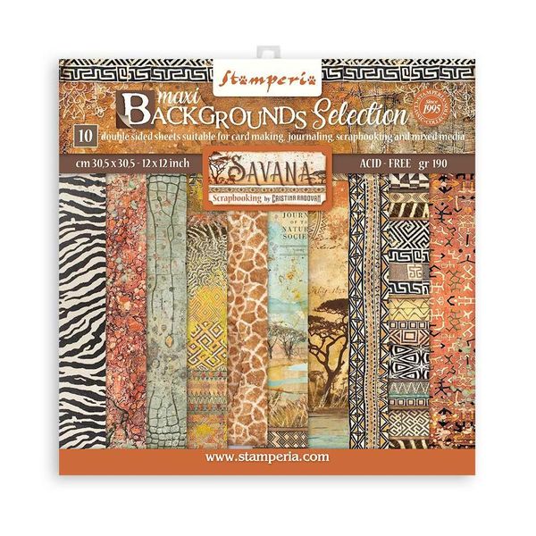 DISC - Stamperia Savana Maxi Background