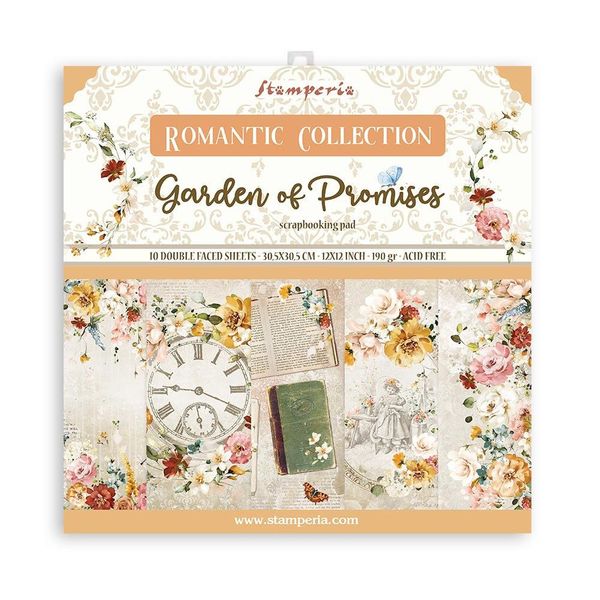 Stamperia Garden of Promises 12x12 inches Double-sided Paper Pack