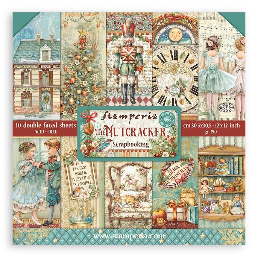 DISC - Stamperia The Nutcracker 12X12 Paper Pad