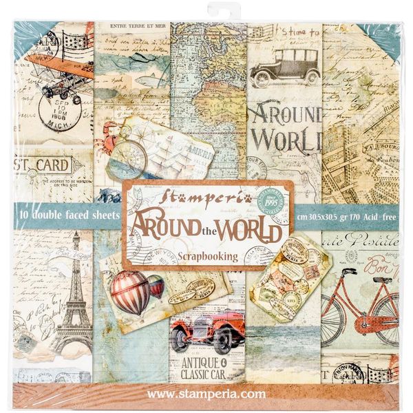 Stamperia Around the World: 12x12 Pad