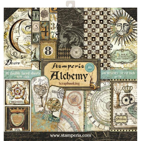 DISC - Stamperia Alchemy Paper Pack (10 sheets)