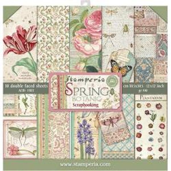 Spring Botanical 12 x 12 Paper Pack, 10 sheets