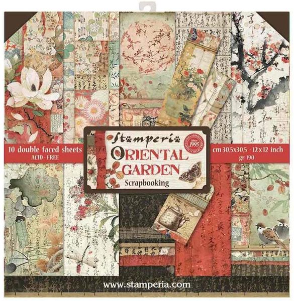 DISC - Stamperia Oriental Garden Paper Pack