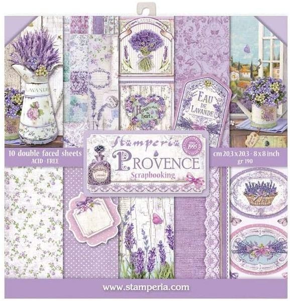Stamperia Provence: 8x8 Paper Pack