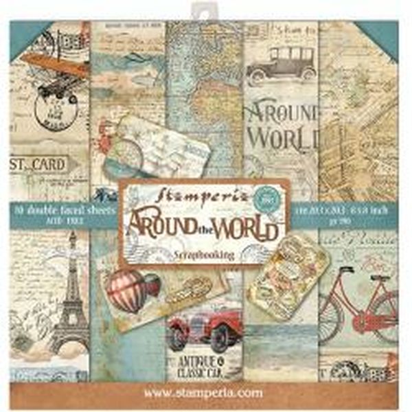 Stamperia Around the World: 8x8 Pack