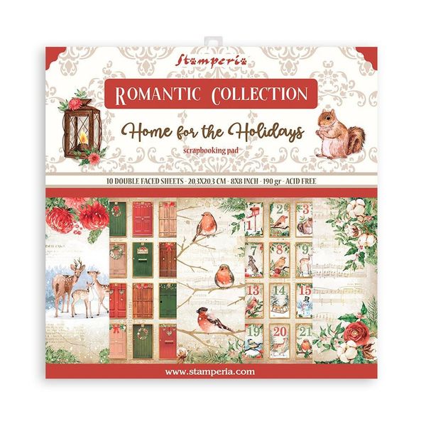 DISC - Stamperia Romantic Collection: Home For The Holidays