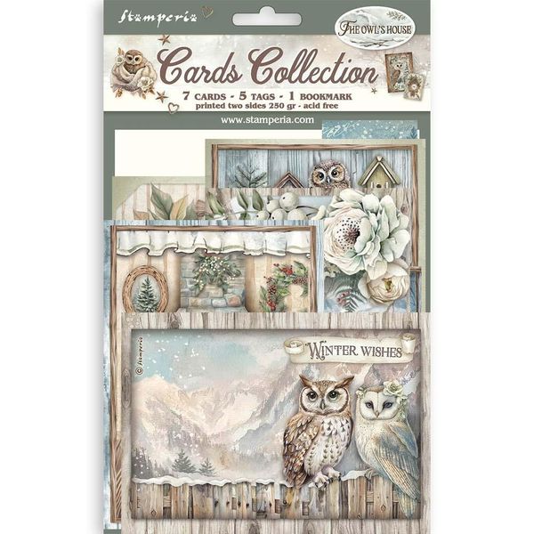 DISC - Stamperia The Owl's House Cards Collection